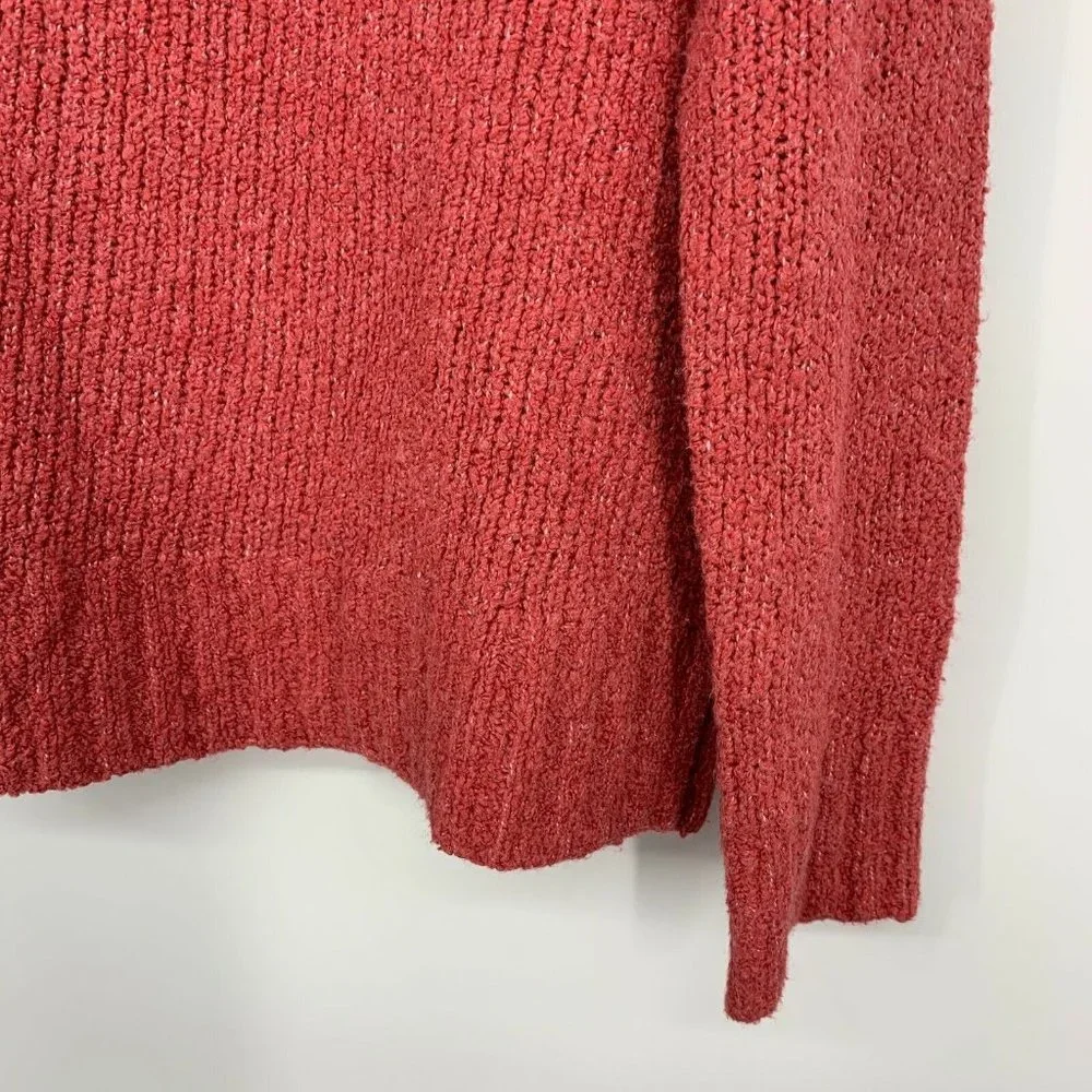 American Eagle Sweater Henley Jegging Fit Pullover Button Up Pink - Picture 7 of 12